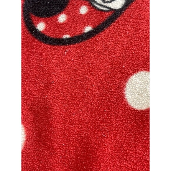Disney Minnie Mouse Blanket  58 in x 66 in, Red Disney Fleece Bedroom - Picture 7 of 13
